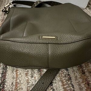 Rebecca Minkoff Dark Green Leather Shoulder Bag